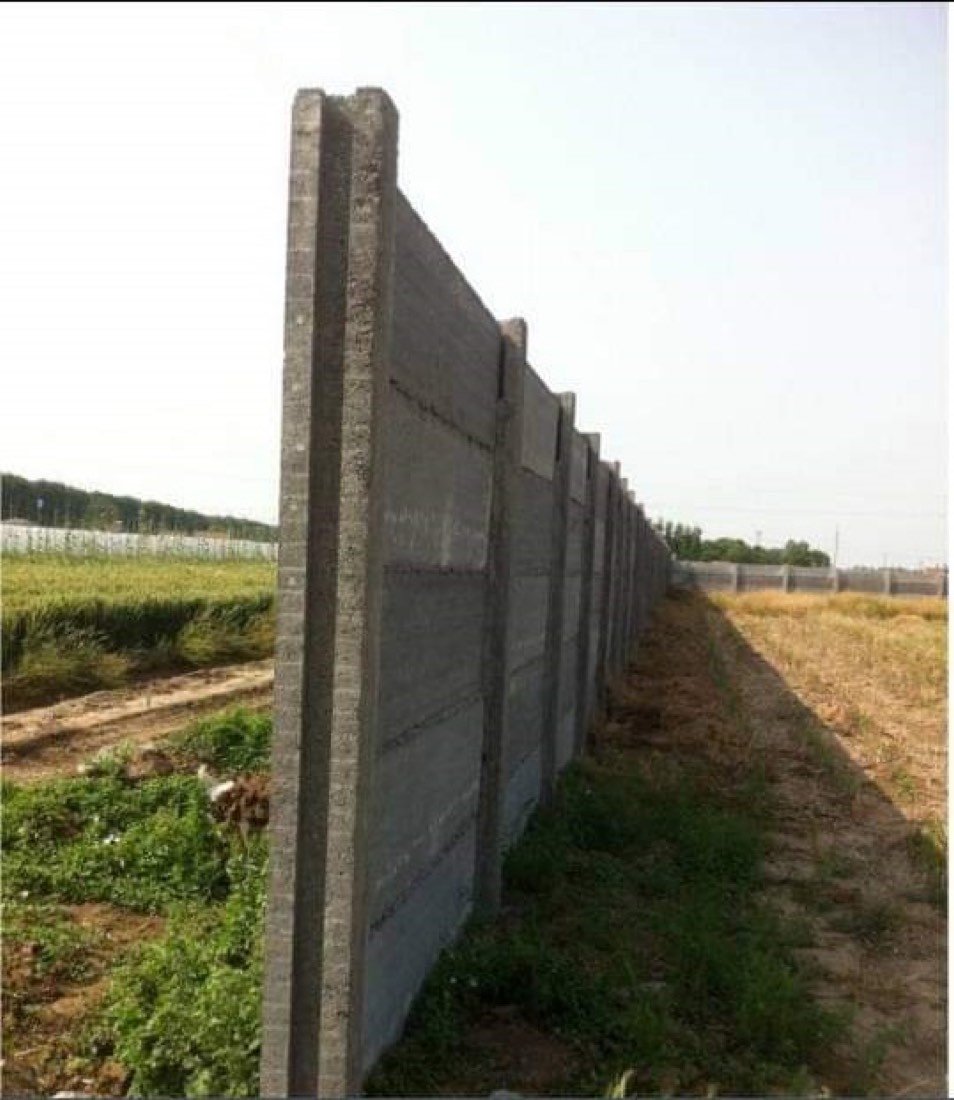 Precast concrete H-column and panels